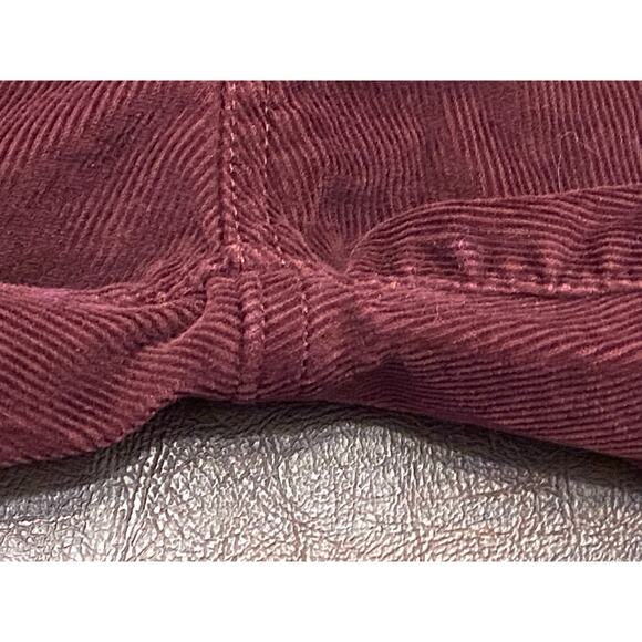 Banana Republic Skinny Corduroy Pants Women’s 27 Burgundy Stretch Fall Winter - Picture 4 of 8